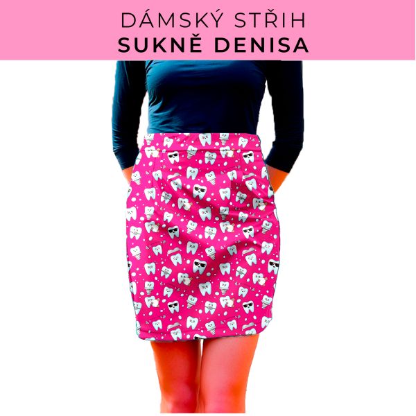 Dámský střih - Dámská sukně Denisa