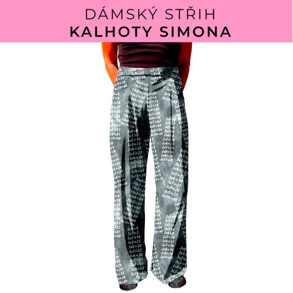 Dámský střih - kalhoty Simona