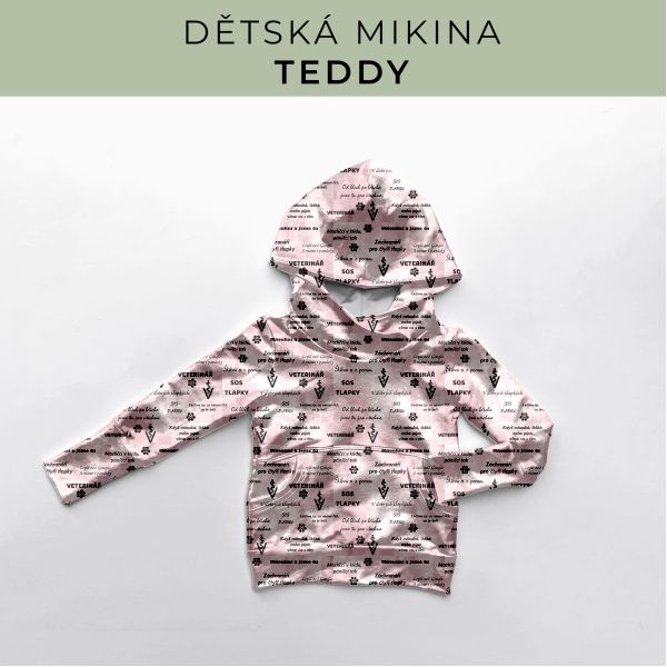 DĚTSKÝ střih - Mikina Teddy
