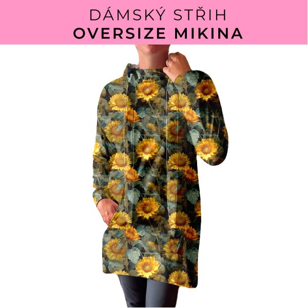 DÁMSKÝ střih - Oversize mikina