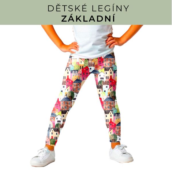 DĚTSKÝ střih - legíny základní