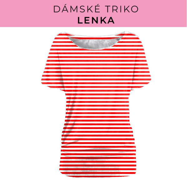 DÁMSKÝ střih - Triko Lenka