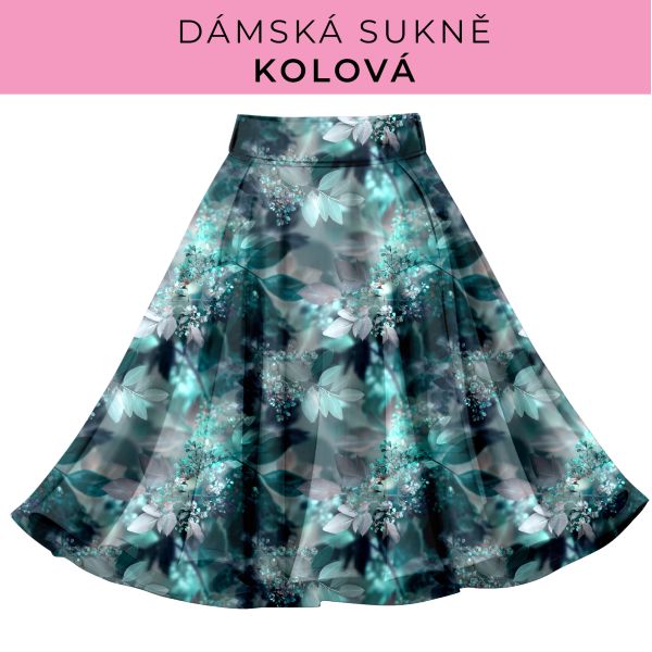 DÁMSKÝ střih - Kolová sukně