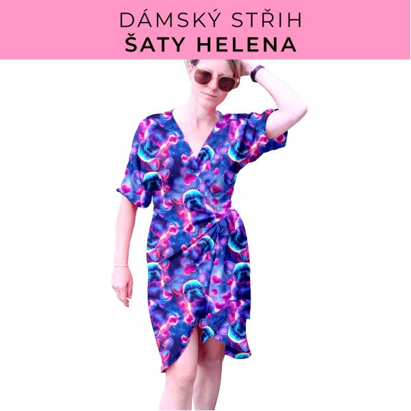 Dámský střih na šaty  Helena