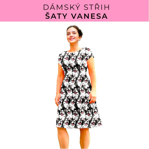 Dámský střih šaty Vanesa