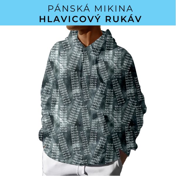 PÁNSKÝ střih - mikina s kapucí