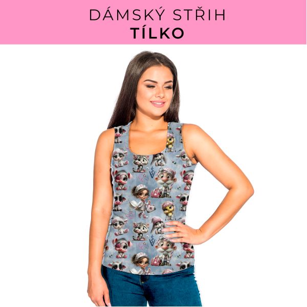 DÁMSKÝ střih - Tílko a kalhoty 
