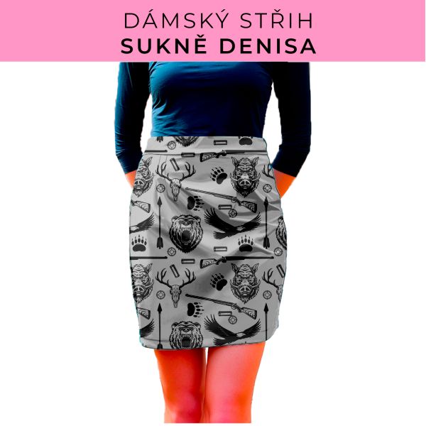 Dámský střih - Dámská sukně Denisa