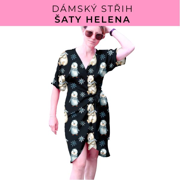 Dámský střih na šaty  Helena