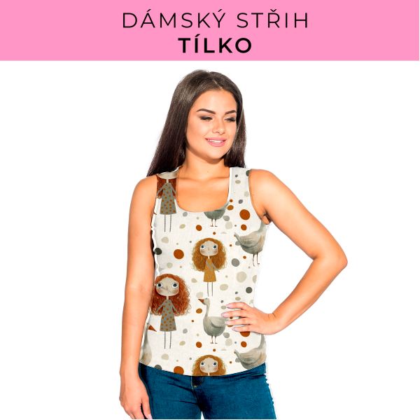 DÁMSKÝ střih - Tílko a kalhoty 