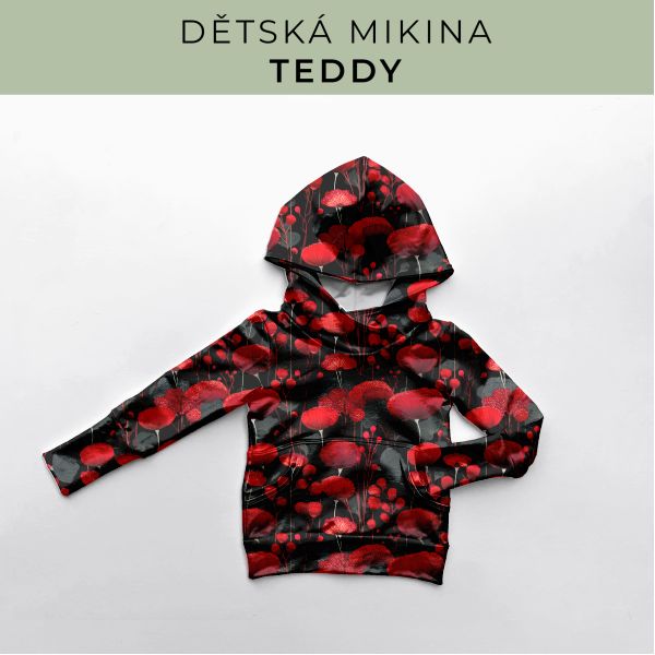 DĚTSKÝ střih - Mikina Teddy