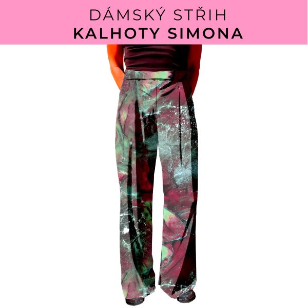 Dámský střih - kalhoty Simona