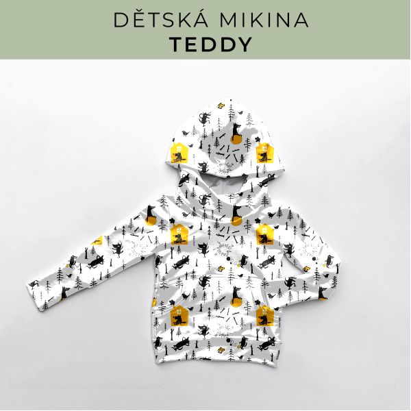 DĚTSKÝ střih - Mikina Teddy