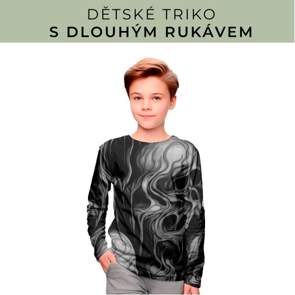 DĚTSKÝ střih - triko dlouhý rukáv