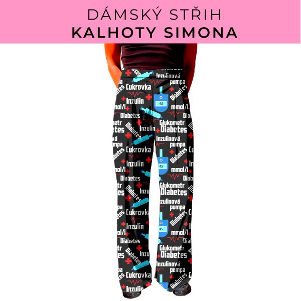 Dámský střih - kalhoty Simona