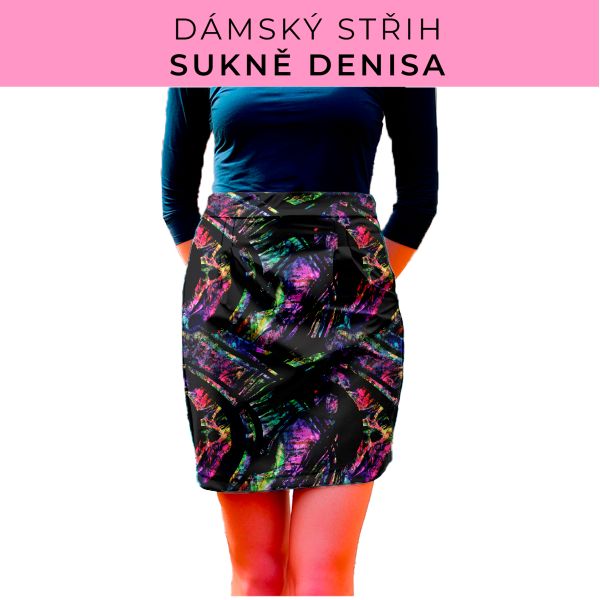Dámský střih - Dámská sukně Denisa