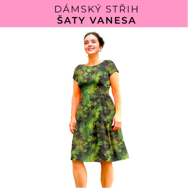 Dámský střih šaty Vanesa