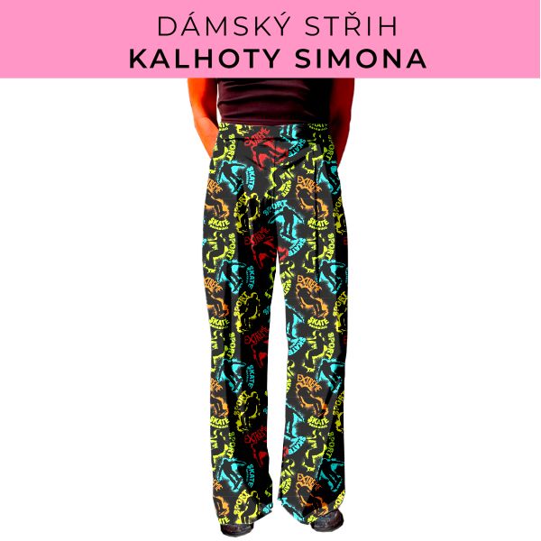Dámský střih - kalhoty Simona