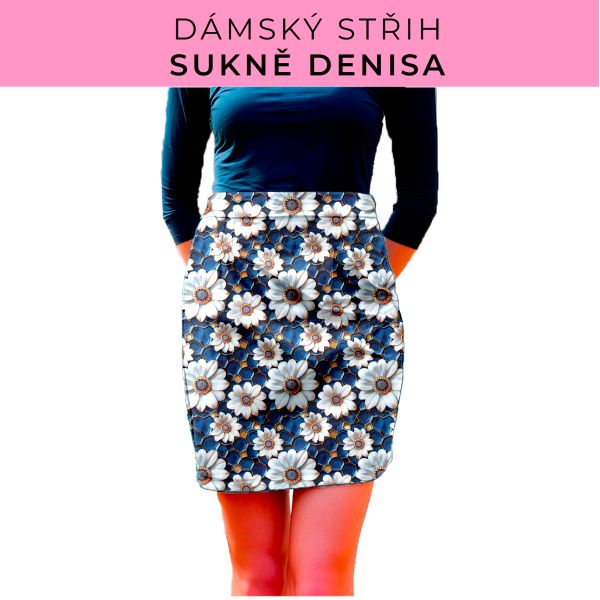 Dámský střih - Dámská sukně Denisa