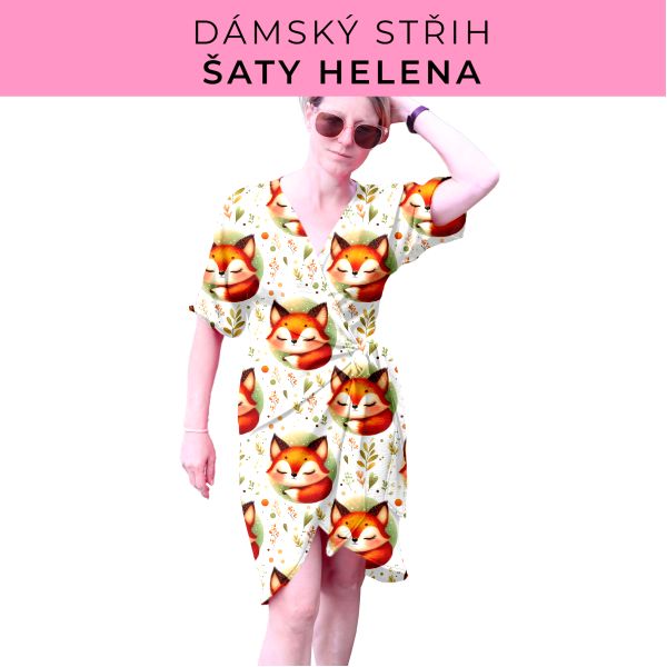 Dámský střih na šaty  Helena