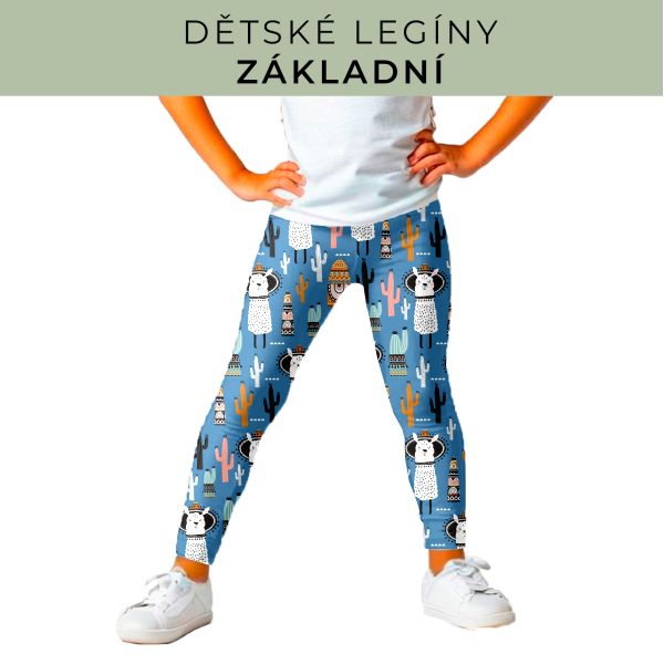 DĚTSKÝ střih - legíny základní