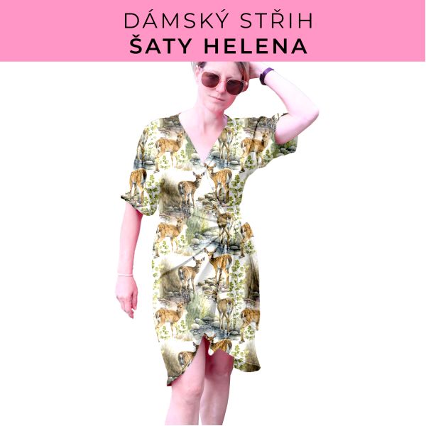 Dámský střih na šaty  Helena
