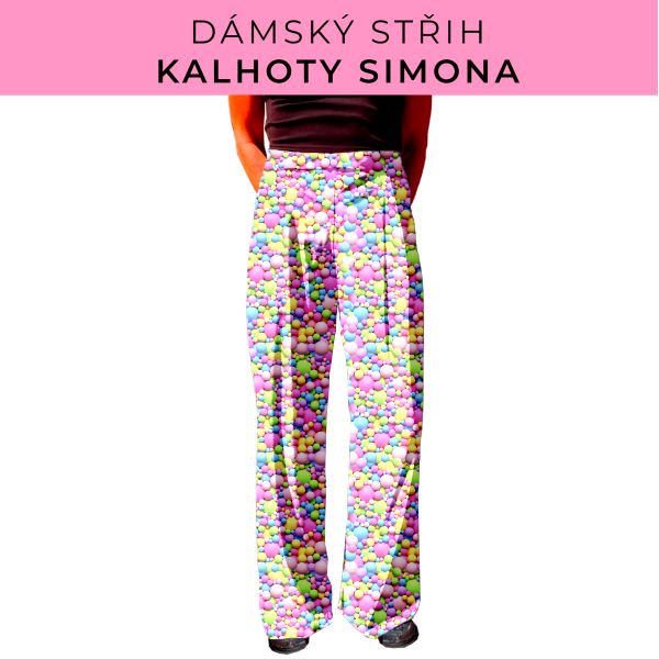 Dámský střih - kalhoty Simona