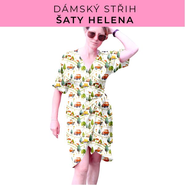 Dámský střih na šaty  Helena