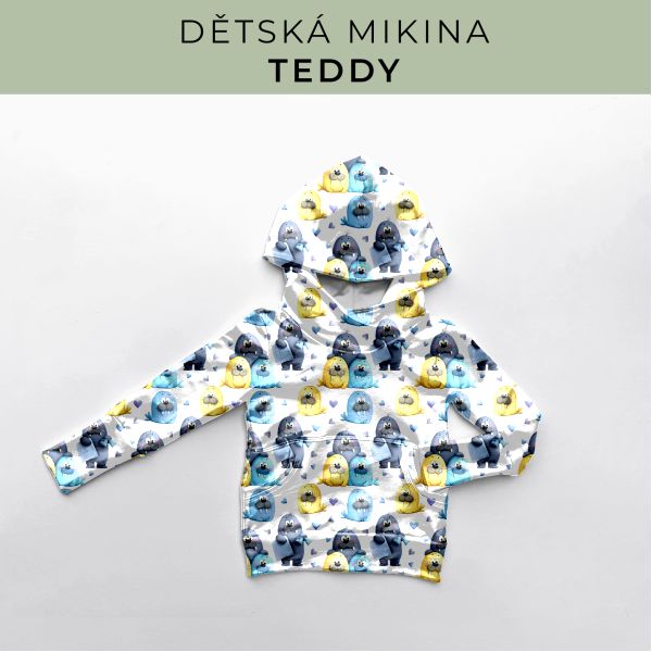 DĚTSKÝ střih - Mikina Teddy