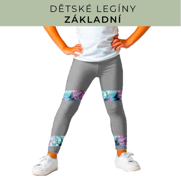 DĚTSKÝ střih - legíny základní