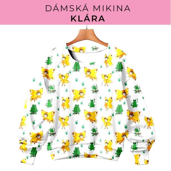 DÁMSKÝ střih - mikina Klára