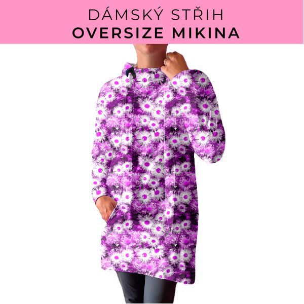 DÁMSKÝ střih - Oversize mikina