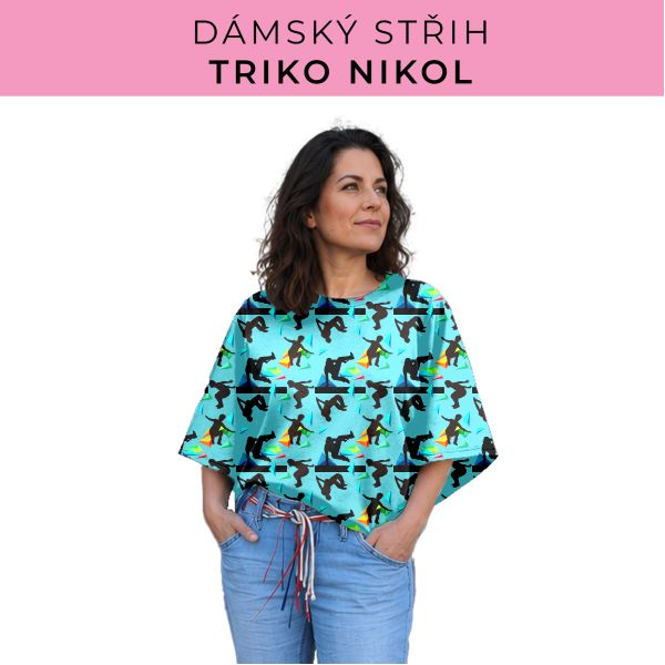 Dámský střih -  triko Nikol