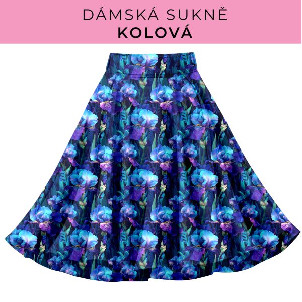 DÁMSKÝ střih - Kolová sukně