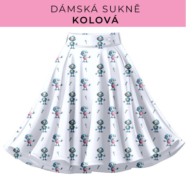 DÁMSKÝ střih - Kolová sukně
