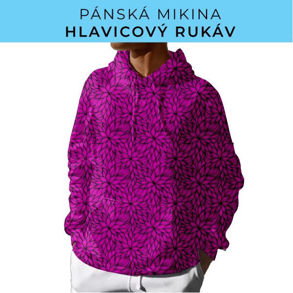 PÁNSKÝ střih - mikina s kapucí