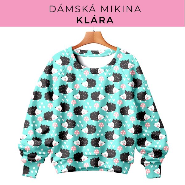 DÁMSKÝ střih - mikina Klára
