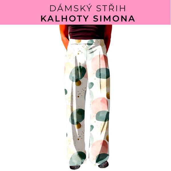 Dámský střih - kalhoty Simona