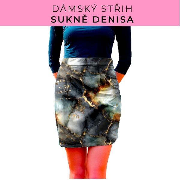 Dámský střih - Dámská sukně Denisa