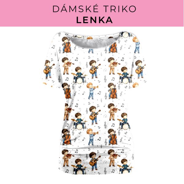 DÁMSKÝ střih - Triko Lenka