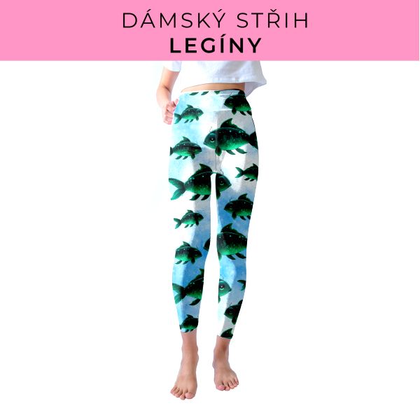 DÁMSKÝ střih - legíny SPORT - SLIM FIT