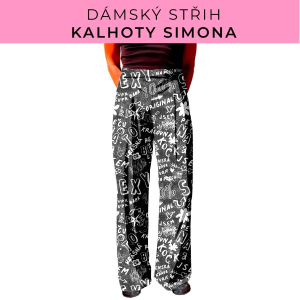 Dámský střih - kalhoty Simona