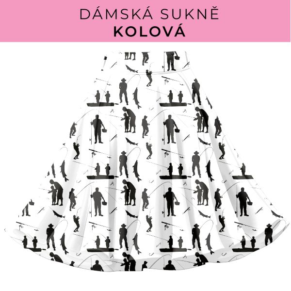 DÁMSKÝ střih - Kolová sukně