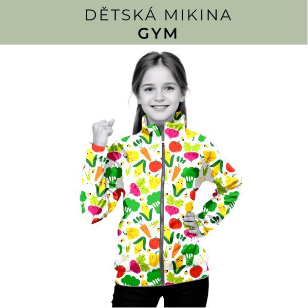 Dětská střih - mikina GYM