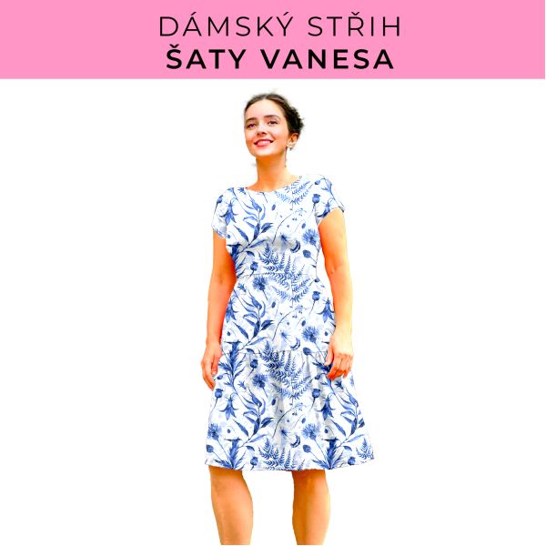 Dámský střih šaty Vanesa