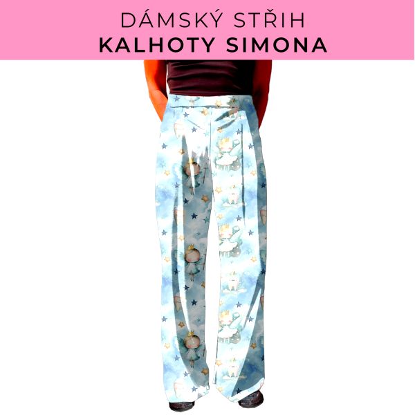 Dámský střih - kalhoty Simona