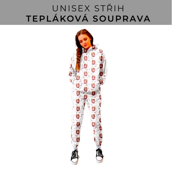 DÁMSKÝ střih - SET mikina a tepláky 