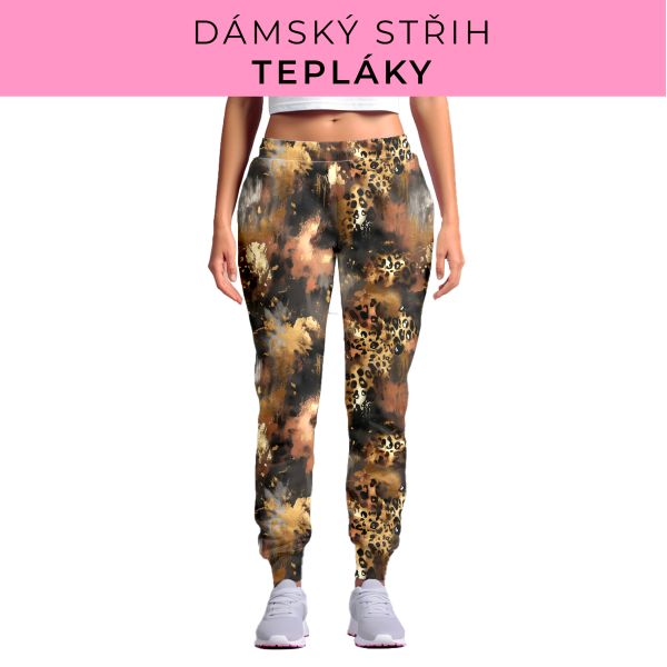 DÁMSKÝ střih - tepláky