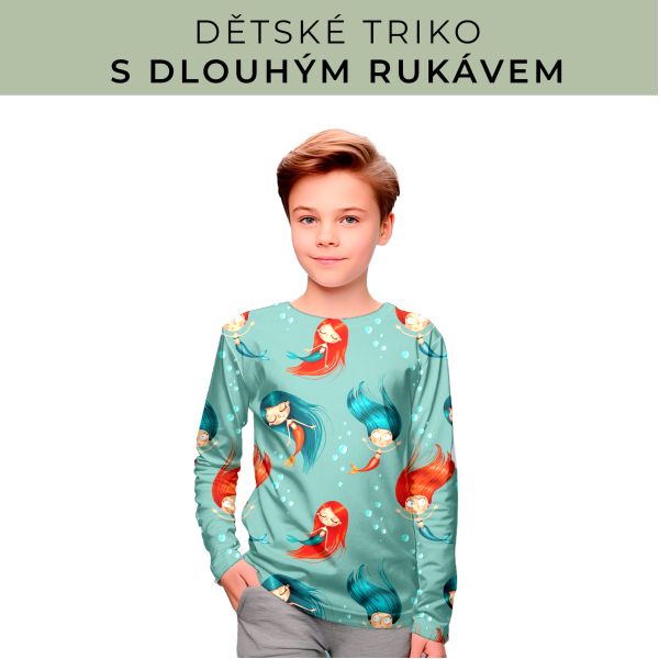 DĚTSKÝ střih - triko dlouhý rukáv