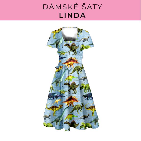 DÁMSKÝ střih - šaty Linda